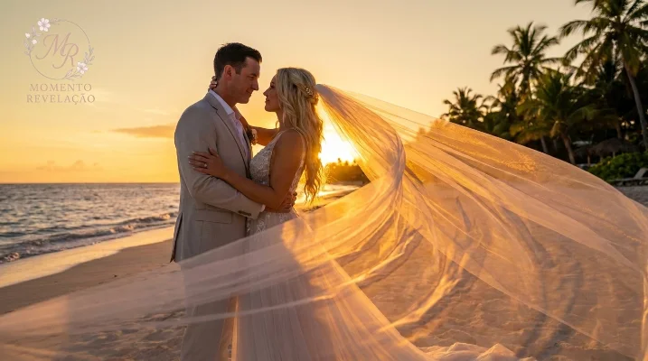 Foto de Casamento Golden Hour na Praia Foto de Casamento Golden Hour na Praia